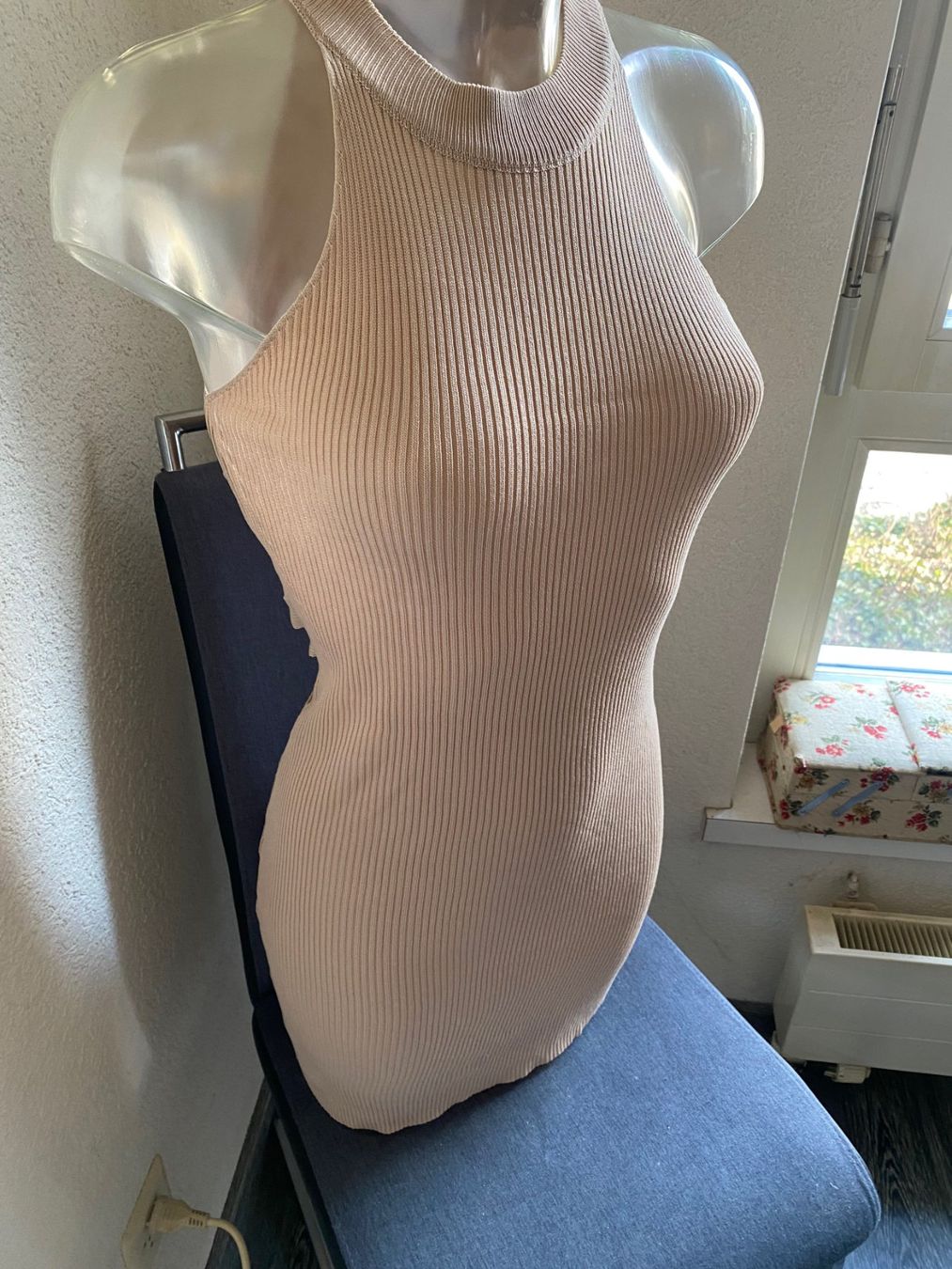 Vestiti: Sommerkleid Grösse L hellbraun – Usato da Allenwinden venduto da Obalu 1