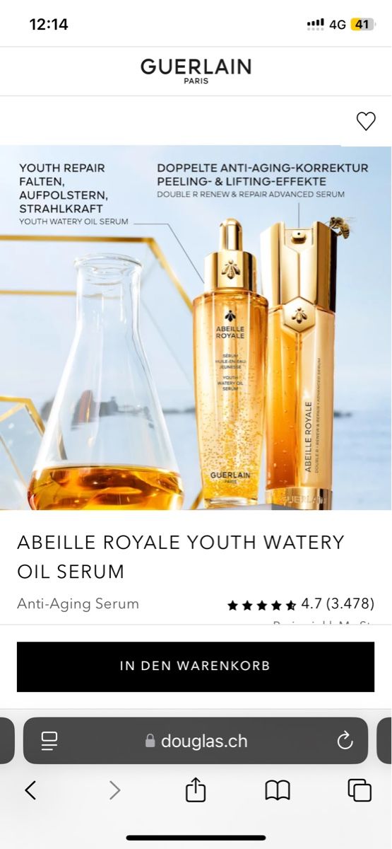 Guerlain Cura del viso: Guerlain Abeille Royale Serum 28ml – Usato da Zürich venduto da dan_j9j6 4