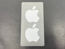 ORIGINAL Apple Aufkleber - Weiss ca. 5.5cm