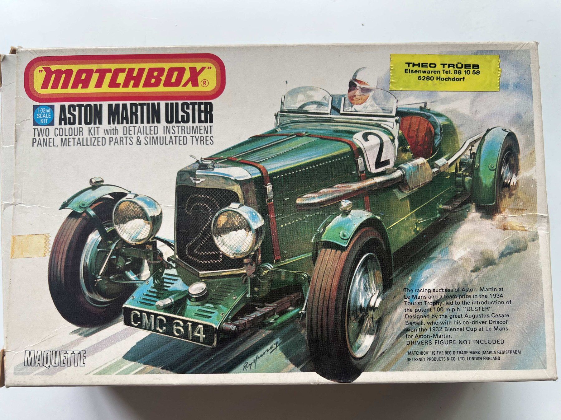 Matchbox Modellini d'auto: Matchbox 1/32 Aston Martin Ulster – Usato da Zürich venduto da kippaul