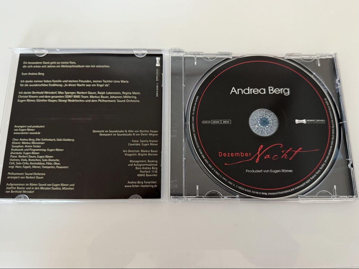 CD: Andrea Berg - Dezember Nacht CD – Usato da Oberried Brienz venduto da Chyara 2