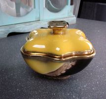 Mid Century Keramik Deckelschale, Nr. 1018, 50/60 Jahre
