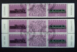 (X110) 1982: Gotthard - Bahn Streifen F75 (668 + 669) ET ʘ
