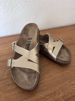 Birkenstock, gold, Gr. 38, Pantoletten