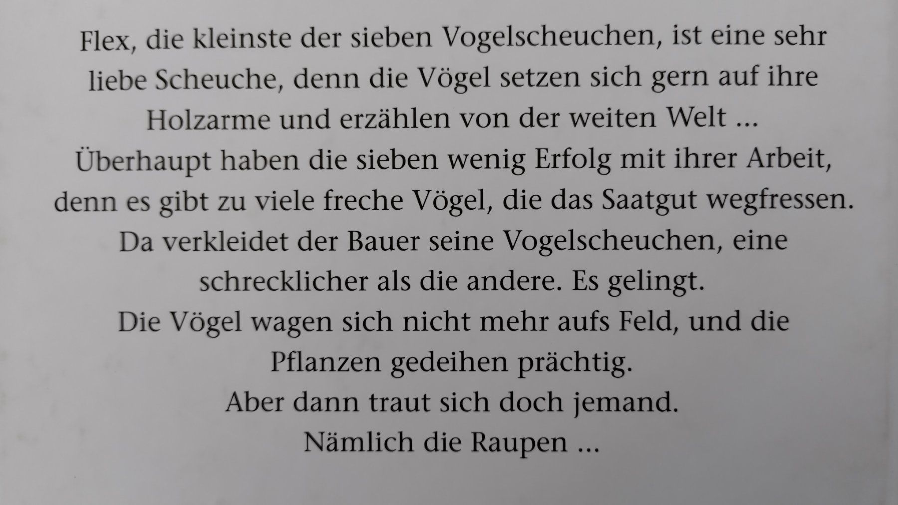 Livres: Die sieben Vogelscheuchen / Bilderbuch 1998 ab Fr. 10.- – D'occasion à Bellach par JingleJerry 9