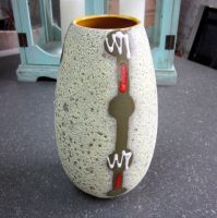 Mid Century Fat Lava Vase, Jasba, 101/22, 50/60er Jahre