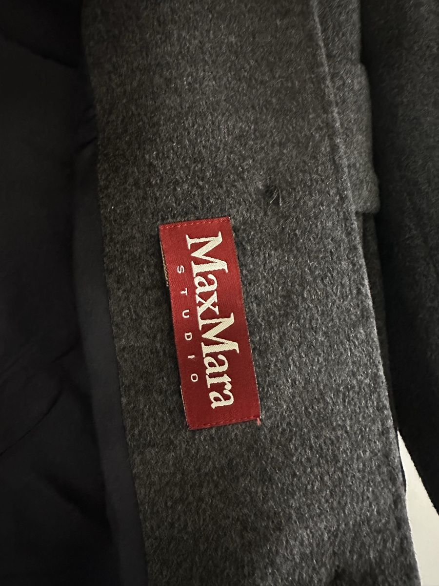 Max Mara Cappotti: MaxMara Studio Wool Coat, Grey, Size 40 – Usato da Zürich venduto da kas_g26m 3