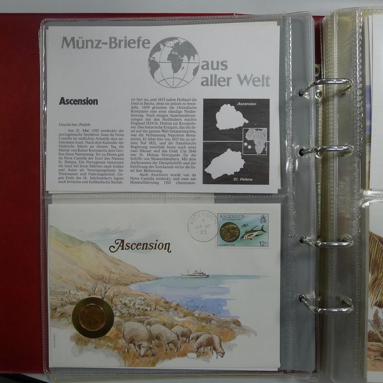 Album mit 35 Münzbriefen (teils Numisbriefe) (Gebraucht) in Sursee für ...