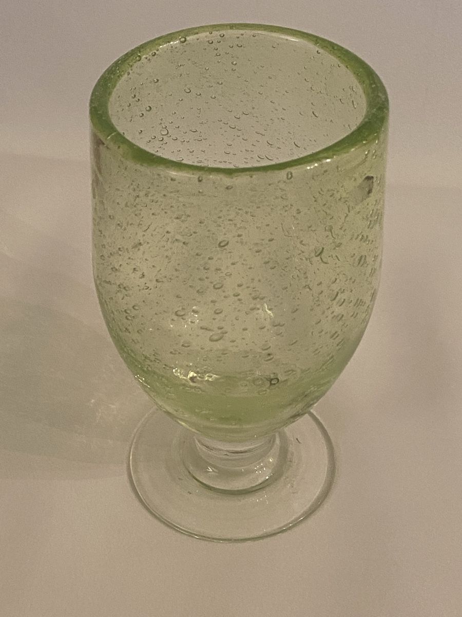 Gläser: Grünes antikes Glas/Kelch – Gebraucht aus Düdingen von Reconflo 1