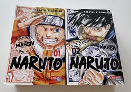 Naruto Massiv Manga Band 1 und 2 Carlsen guter Zustand