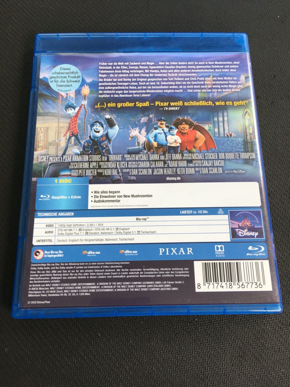 Tutti i DVDs: Onward [Blu-ray] – Usato da St.Gallen venduto da MedienJoe 1