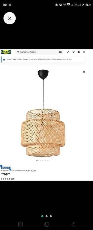 Lustres & lampes de plafonds: Ikea Sinnerlig Hängeleuchte – Neuf avec emballage d'origine à Uzwil par BrokiFloh 3