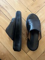 Nappa sandals plateau