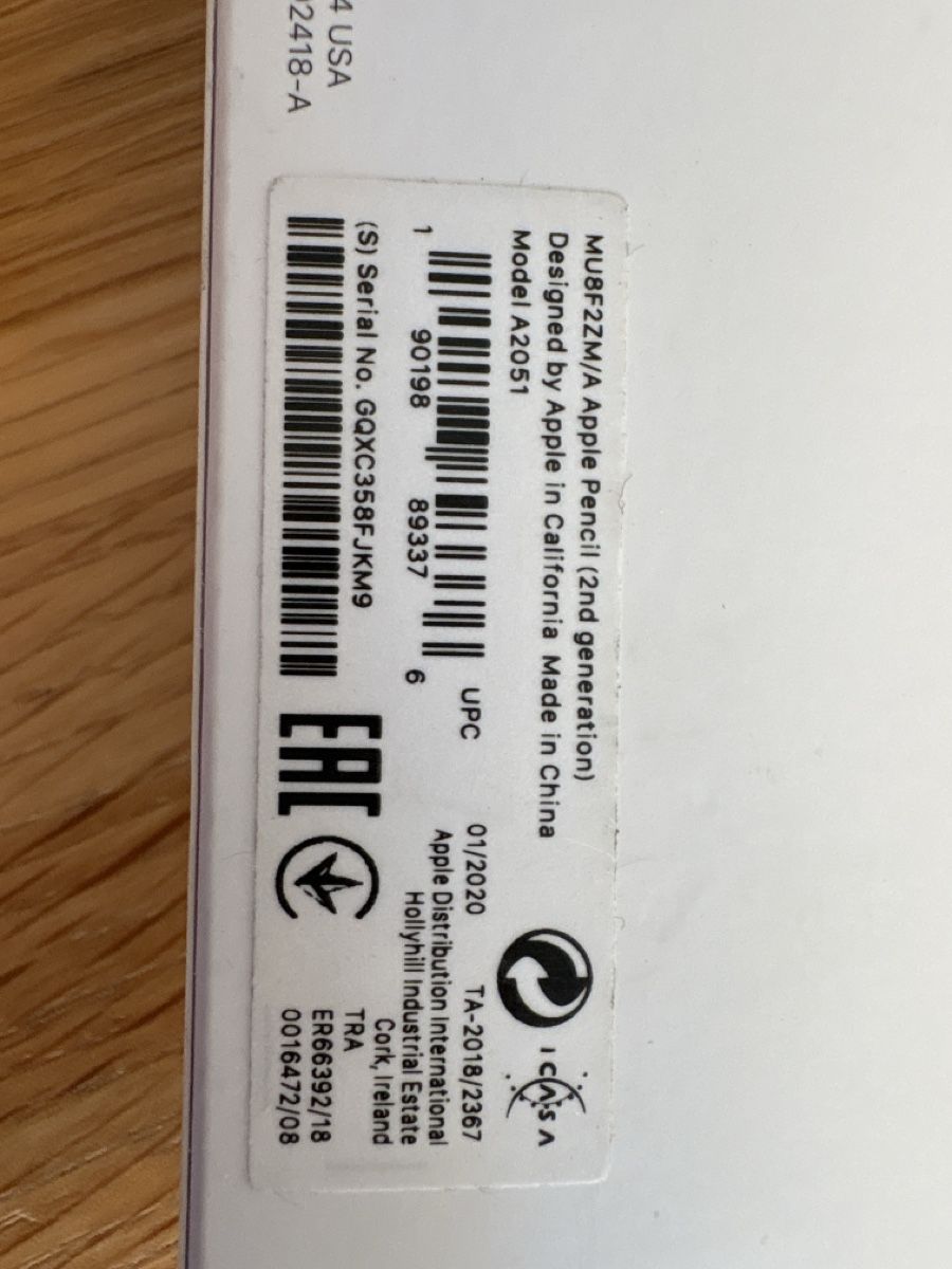 Apple Stylos & Marker: Apple pencil (2nd generation) – Neuf (Voir description) à Hinterkappelen par LeLehmann 1