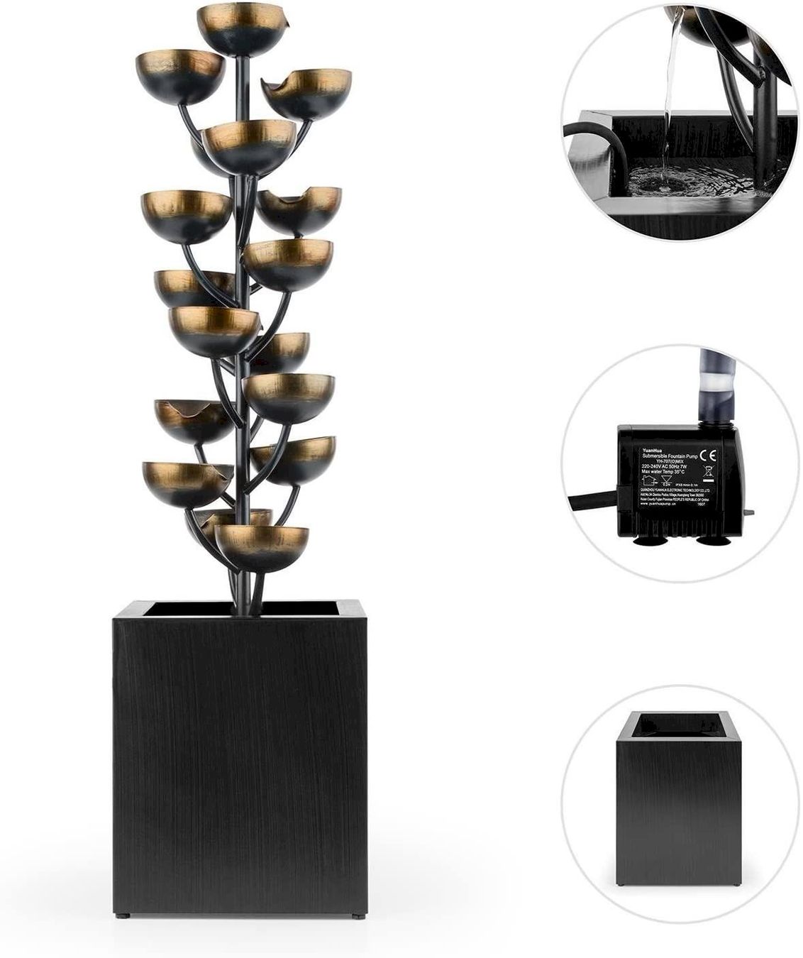 Stagni & Fontane ornamentali: blumfeldt Joshua Tree Gartenbrunnen – Nuovo e nell'imballaggio originale da Bottighofen venduto da zaap 2
