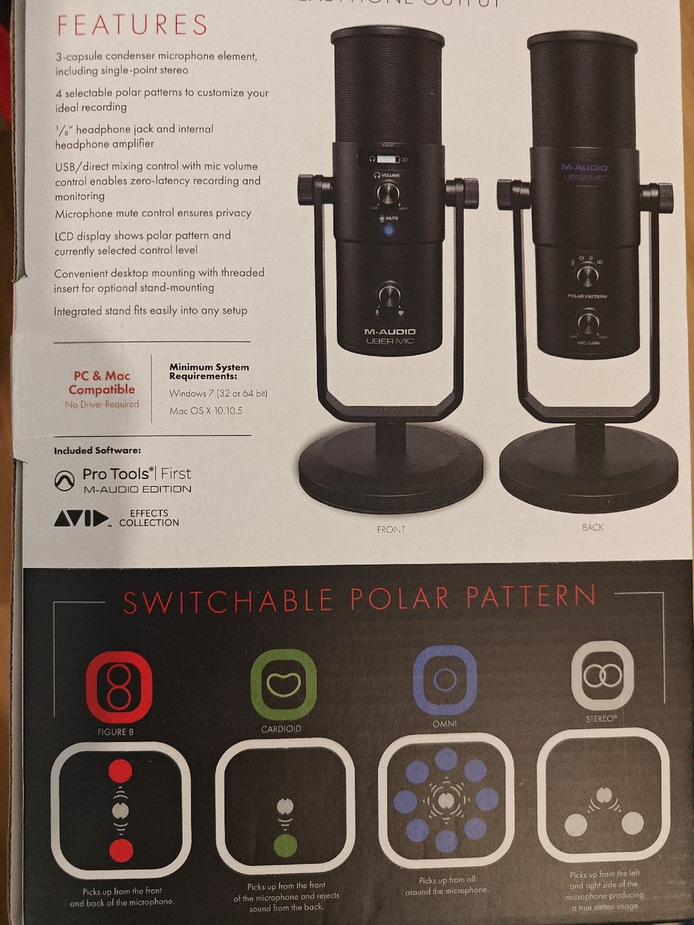 M-Audio Mikrofone: M-Audio Uber Mic, USB-Kondensatormikrofon – Neu und originalverpackt aus Bern von hste 1