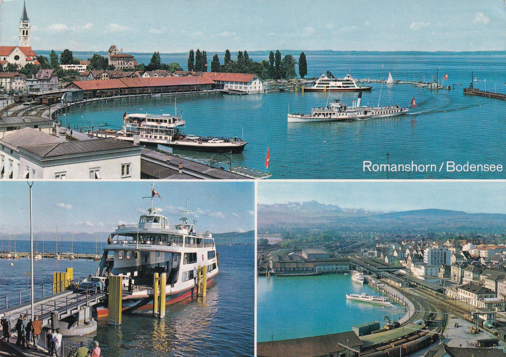 Ansichtskarten: Romanshorn Bodensee 1968 – Gebraucht aus Cormoret von Pascalll2001