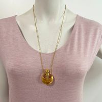 Halskette lang mit Parfumfläschchen VINTAGE 1980s