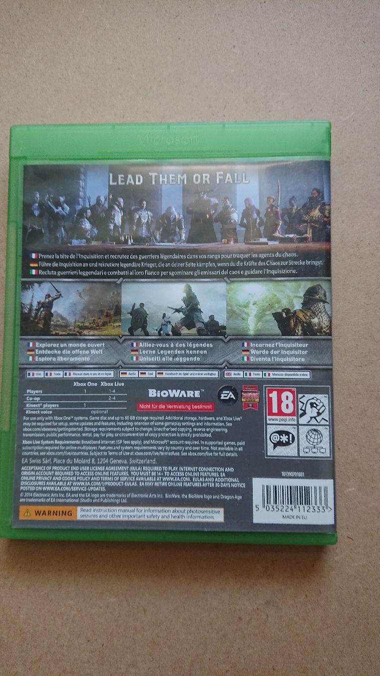 Giochi: Dragon Age Inquisition Xbox One  – Usato da Chur venduto da FreakofRarity 1