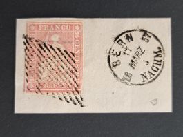 Strubel 24 B SBK 140.- (24B1) Bern 18.3.1857