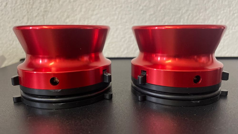 1 Paar NAB-naafadapters voor Studer voor Akai voor , Aluminium Legering 10in Reel to Reel Tape Opener. (Zilver