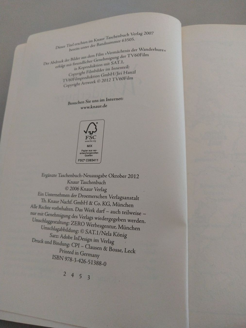 Bücher: Iny Lorentz - Das Vermächtnis der Wanderhure – Gebraucht aus Bergdietikon von Tanne_10 3