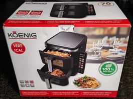 Doppel Airfryer/Heissluftfritteuse Koenig vertical 11 Liter