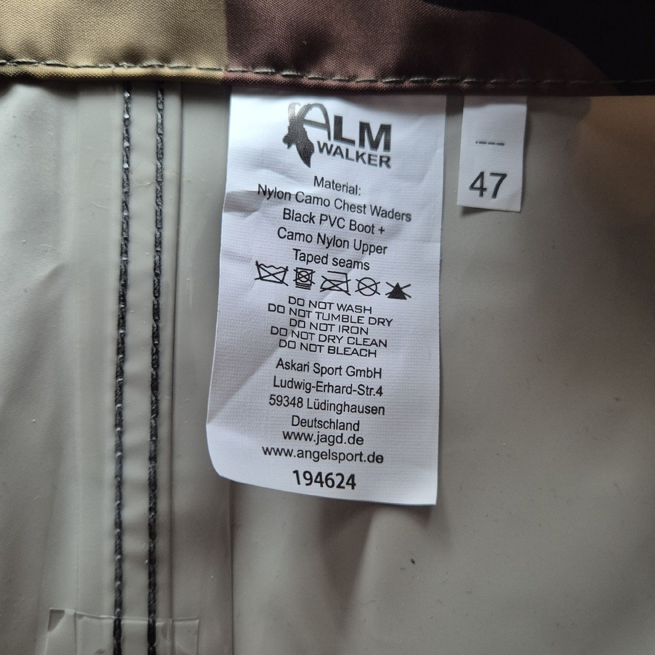 Pantaloni: Wathose inkl. Stiefel Gr. 47 – Nuovo (secondo la descrizione) da Luzern venduto da nnamfuak 2