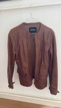 MAX&Co. Lederjacke Damen braun Grösse 38 gebraucht