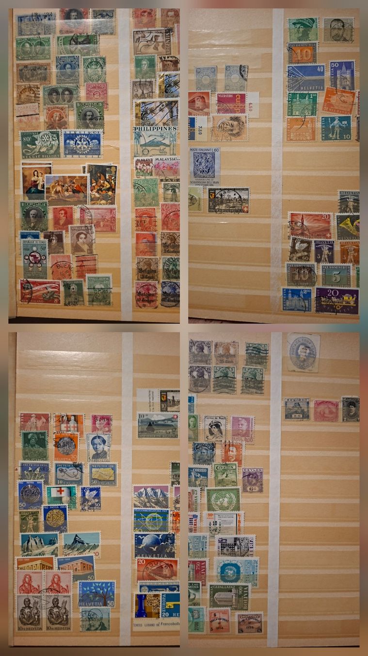 Tutti i francobolli: Briefmarken Album Diverser Länder  – Usato da Balgach venduto da SIMEON27