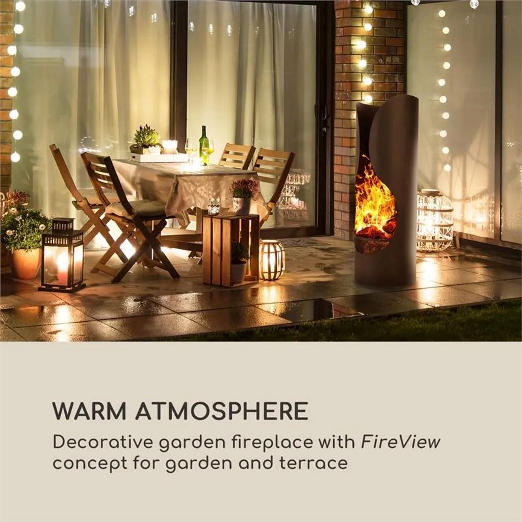 Feuerschale: Gartenkamin Terrassenofen, Stahl – Neu und originalverpackt aus Winterthur von aredo 1
