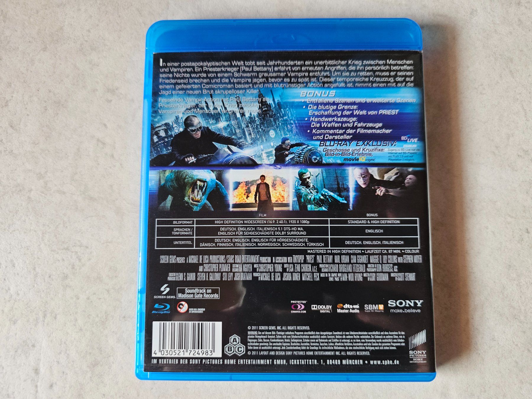 Tutti i DVDs: Priest  -  Special Edition  /  Bluray – Usato da Schneisingen venduto da backstore24 1