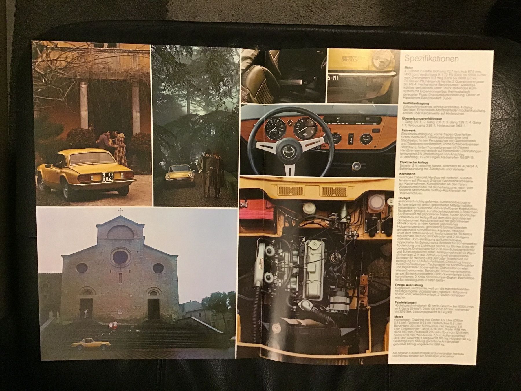 Triumph Documenti: Triumph Spitfire 1500 Mai 1975 – Usato da Scherzingen venduto da Starseller62 2