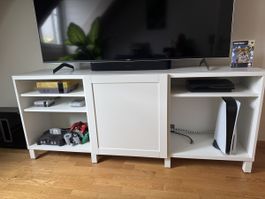 IKEA TV-Möbel, weiss, mit viel Stauraum, top Zustand!