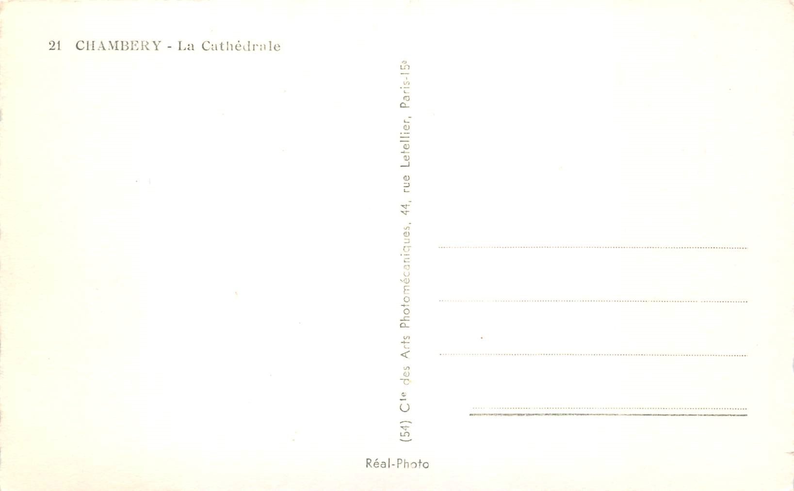 Cartoline postali: 4x Chambery – Usato da Ottikon b.Kemptth. venduto da Neptun1974 7