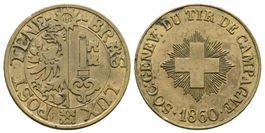Schützenjeton Genf 1860 R:188 /635