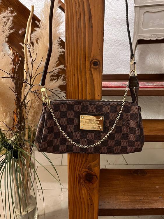 sac a main louis vuitton pochette eva en toile damier