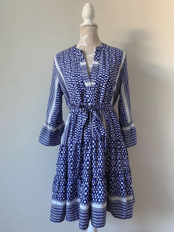 Boho Kleid von Only Gr. M Sommerkleid blau greek style Acheter sur Ricardo