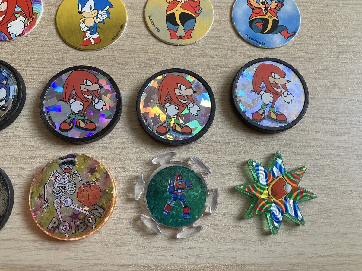 Spielzeuge: Lot de Pogs Sonic the Hedgehog – Gebraucht aus Lausanne von Pingouin14 3
