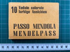 Passo Mendola, Mendelpass, vintage Souvenir Leporello
