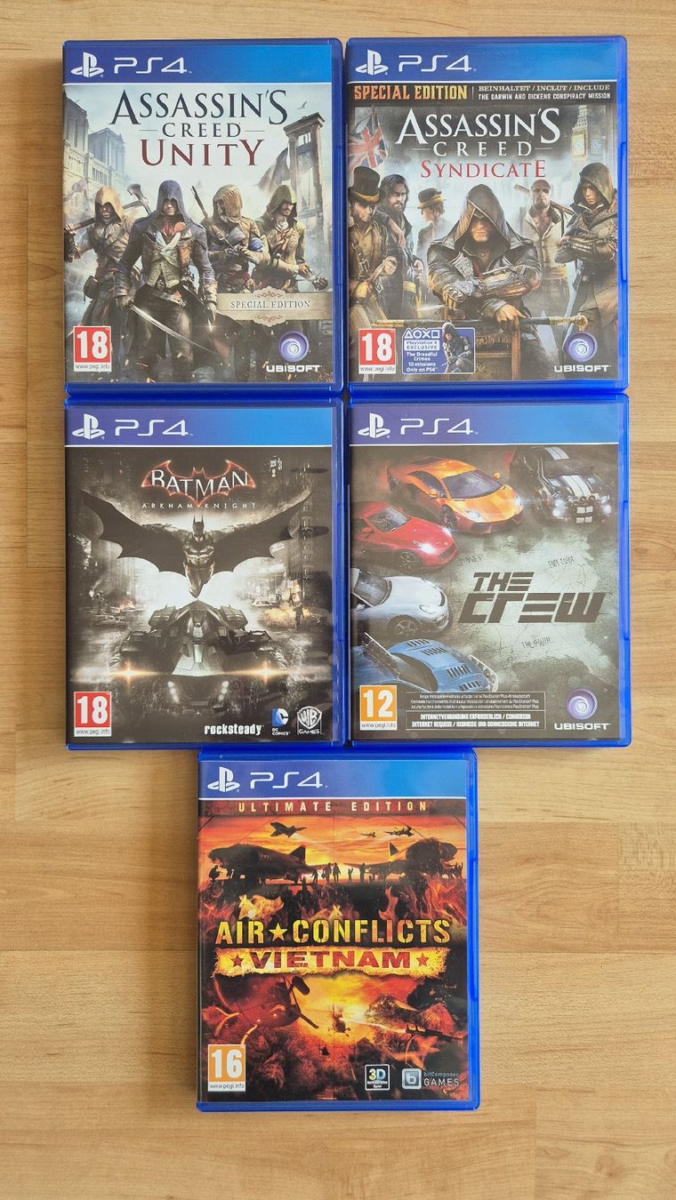 Giochi: PS4 Game Fünferset – Usato da Rieden AG venduto da Marcse95