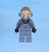 LEGO Star Wars Minifigur Rebel Pilot A-wing (Open Helmet, Sa
