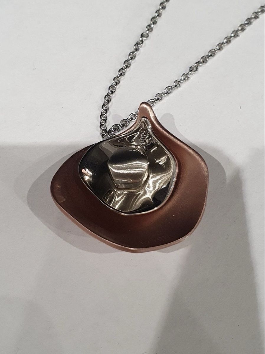 Colliers: Collana Breil pendente bicolore Argento Rame – Neuf (Voir description) à Personico par Giovinted28 1