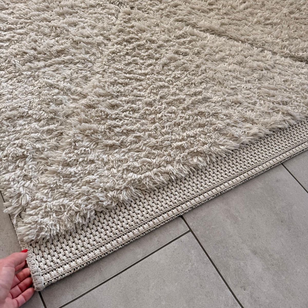 La Redoute Tappeti: Beige Langhaar Teppich Geometrie, gebraucht – Usato da Wolfhausen venduto da fabrip1 3