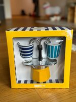 Bialetti Espressokocher mit zwei Tassen - Brandneu