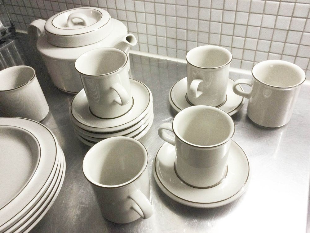 Teeset Kaiserlich, Design Gzhel - 1 Tasse 370 Ml + 1 Untertasse, Traditionelles Russisches Porzellan