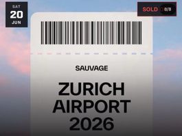 1 Ticket Sauvage Zurich Airport 20.06.2026