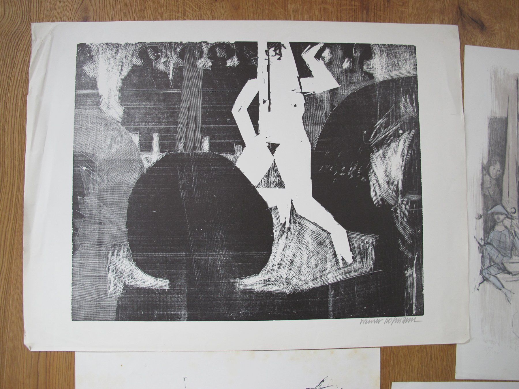 Grafica & Litografie: Werner Hofmann/Otto Bachmann/4x Wolf/1x? Lithos – Usato da Wädenswil venduto da Turusukko 1