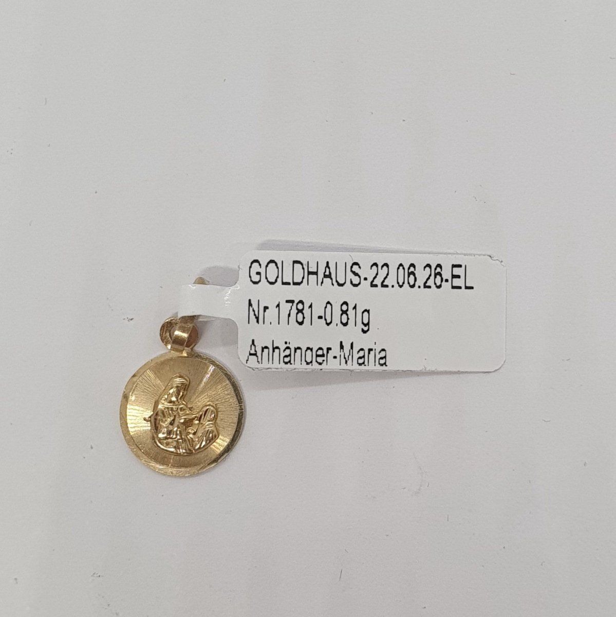 Ciondoli: Echt 14K Gold - Maria Anhänger – Usato da Luzern venduto da luzerngoldhaus 3