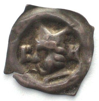 Alle Münzen: Schweiz - Basel BISTUM Vierzipfliger Pfennig, – Gebraucht aus Riehen von sesambestcoins2004